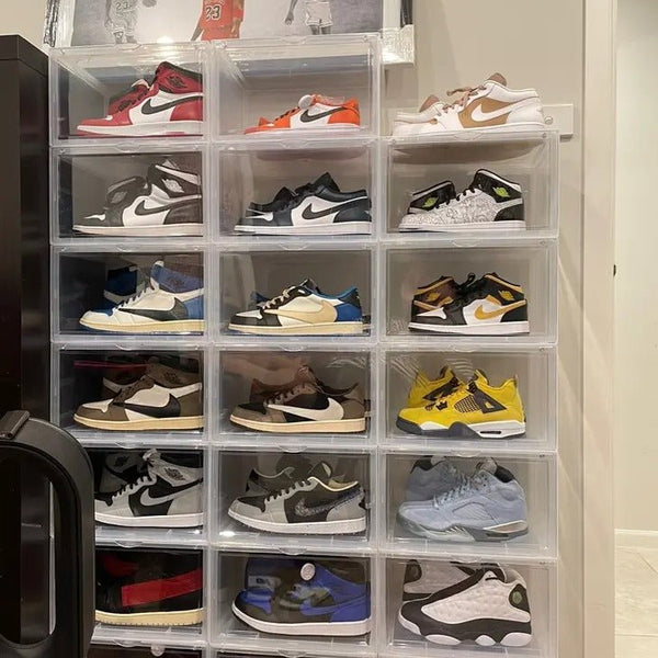 Drop Sides Sneaker Display Case Storage Shoe Box – Sneaker United