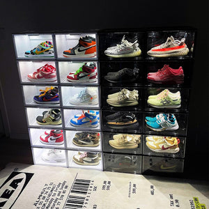 EOFY Sale // LED Light Up Sneaker Display Cases - Black