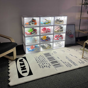 EOFY Sale // LED Light Up Sneaker Display Cases - White